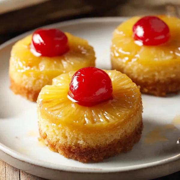 Mini Pineapple Upside Down Cakes