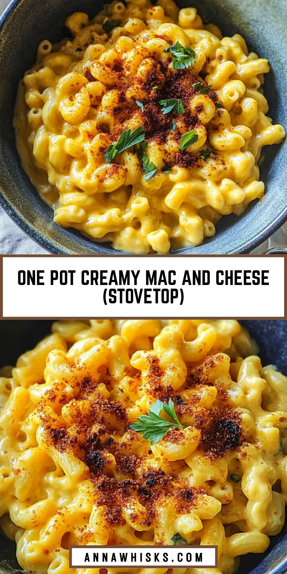 One Pot Creamy Mac and Cheese (Stovetop) 22 Pinterest Hidden Image