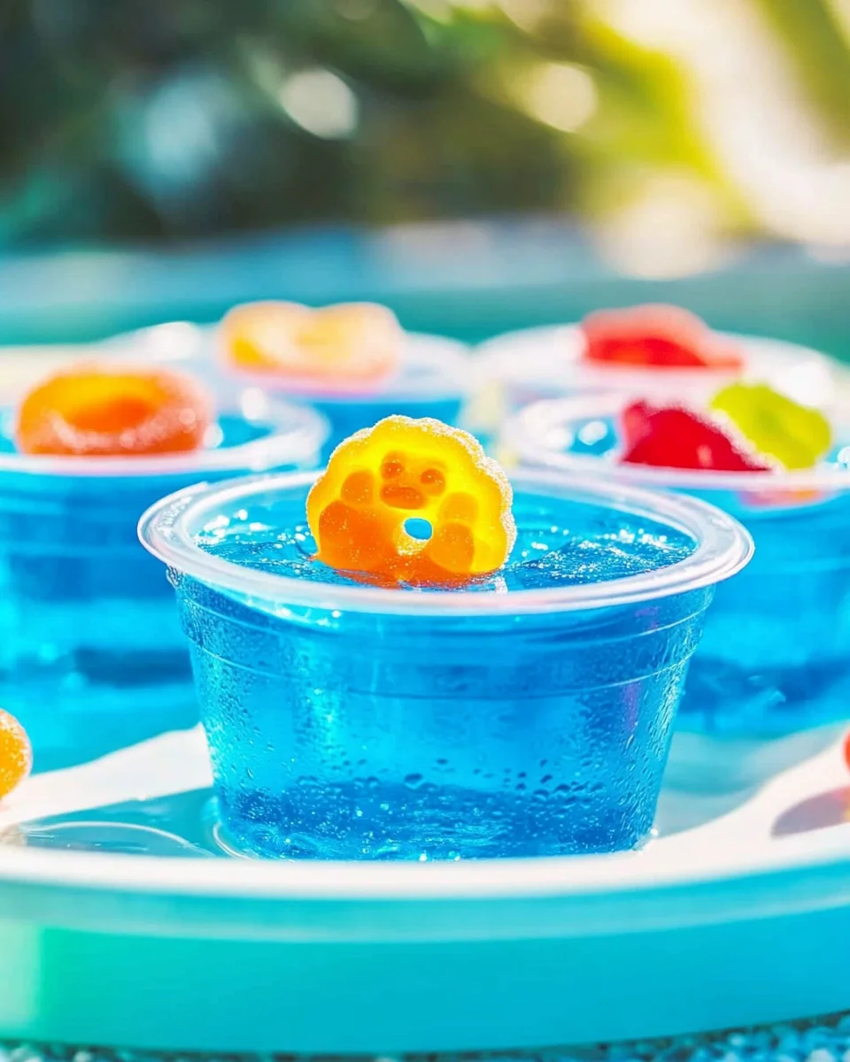 Pool Party Jello Shots