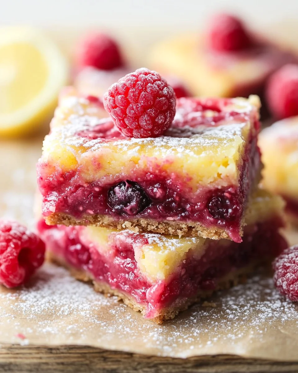 Raspberry Lemonade Bars