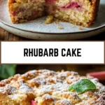 Rhubarb Cake 22 Pinterest Hidden Image