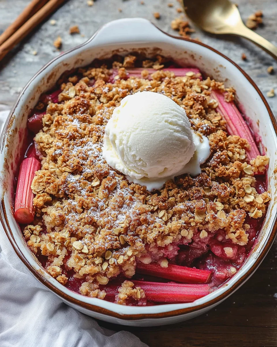 Rhubarb Crunch 18 Rhubarb