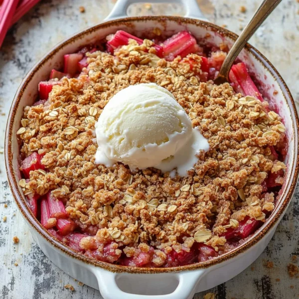 Rhubarb Crunch
