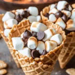 S&rsquo;Mores Cones