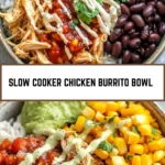 Slow Cooker Chicken Burrito Bowl 18 Pinterest Hidden Image