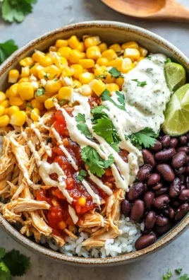 Slow Cooker Chicken Burrito Bowl