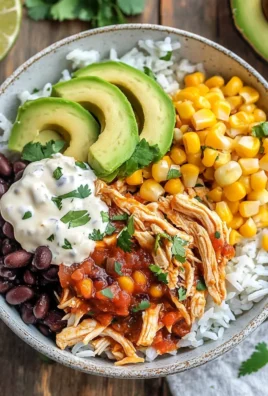 Slow Cooker Chicken Burrito Bowl