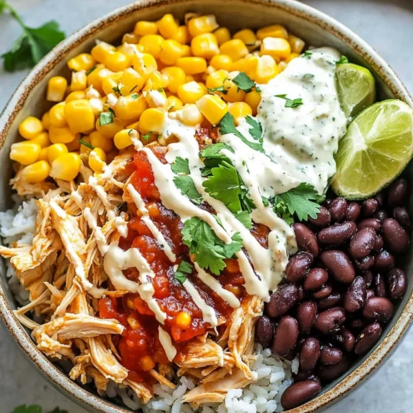 Slow Cooker Chicken Burrito Bowl