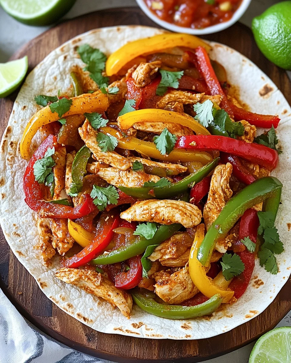 Slow Cooker Chicken Fajitas