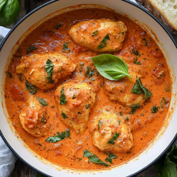 Slow Cooker Creamy Tomato Basil Chicken