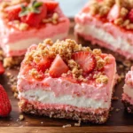 Strawberry Shortcake Brownies
