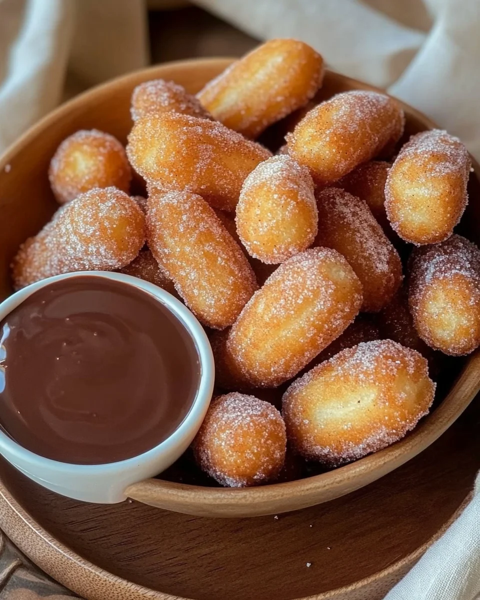 Sweet Air Fryer Churro Bites Recipe