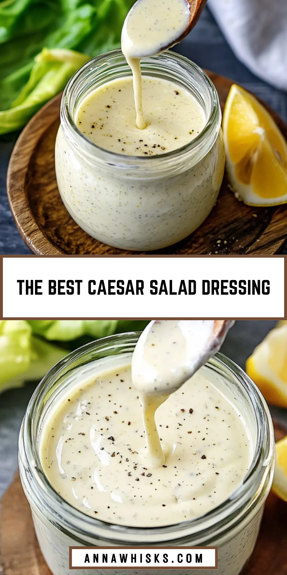 The Best Caesar Salad Dressing 16 Pinterest Hidden Image