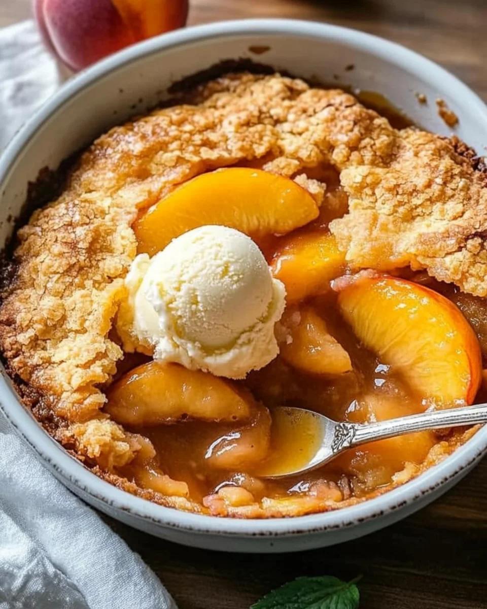 The Easiest Southern Peach Cobbler 20 The