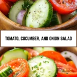 Tomato, Cucumber, and Onion Salad 17 Pinterest Hidden Image