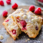 White Chocolate Raspberry Scones