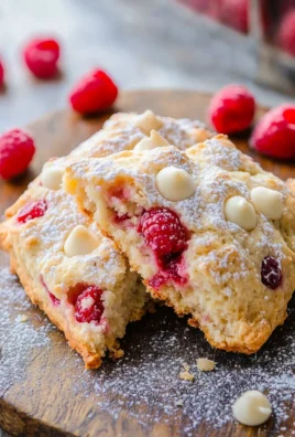 White Chocolate Raspberry Scones