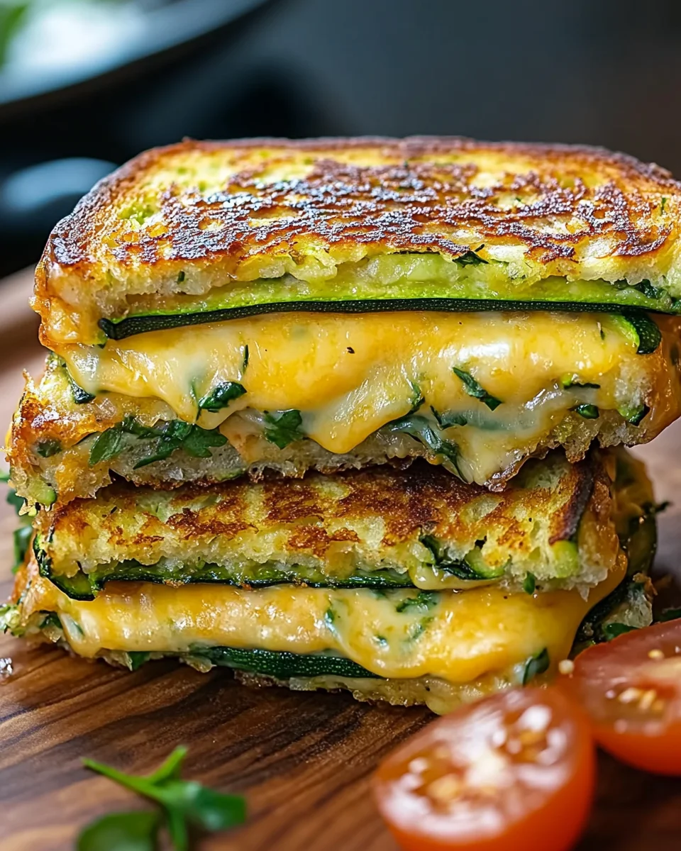 Zucchini Grilled Cheese