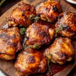 30-min Oven Baked Boneless Skinless Chicken Thighs