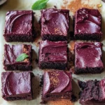 Beetroot Brownies with a Chocolate Avocado Frosting