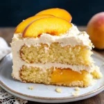 Best Peach Cake with Brown Sugar Frosting