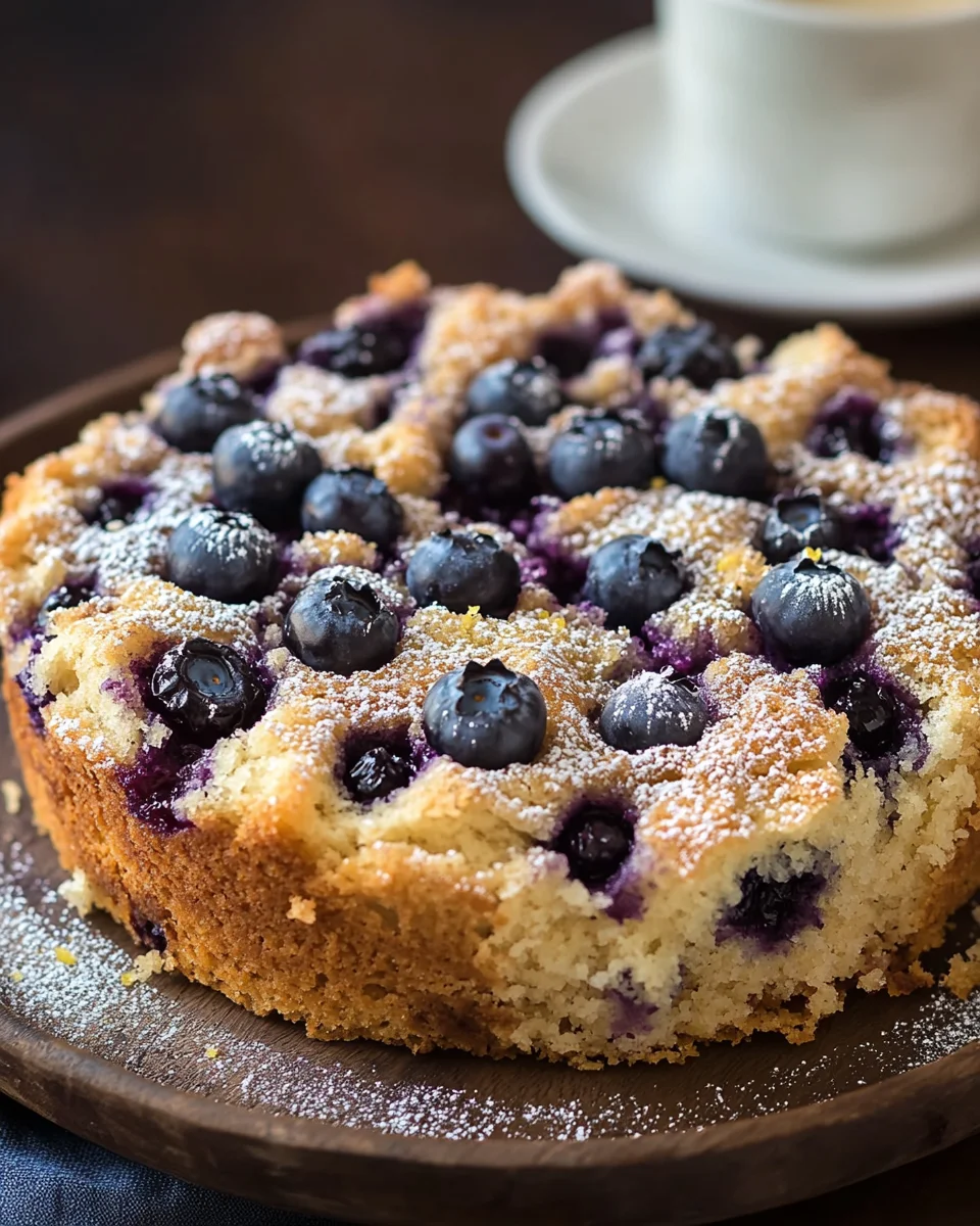 Blueberry Breakfast Cake