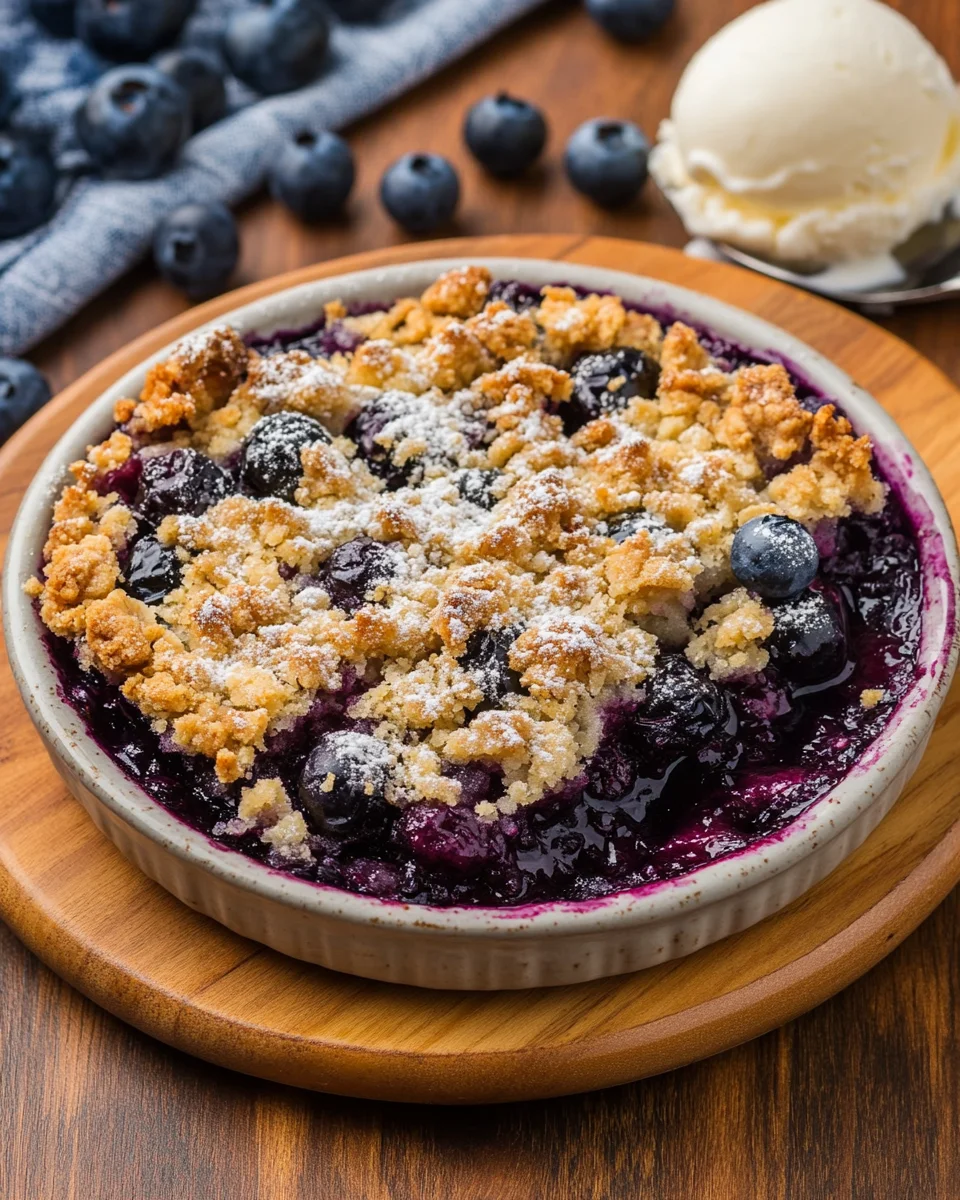 Blueberry Crisp