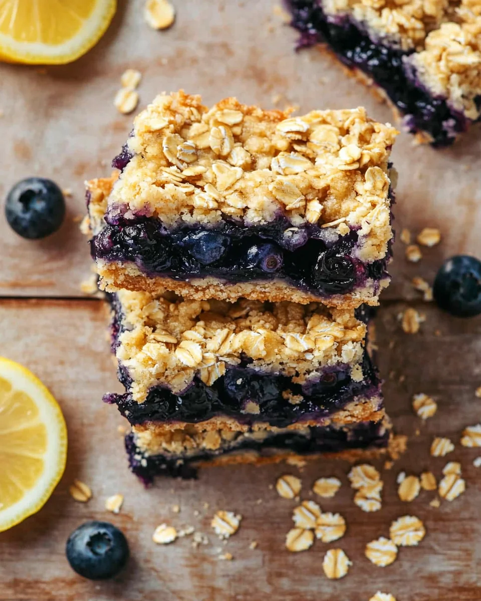 Blueberry Oatmeal Bars