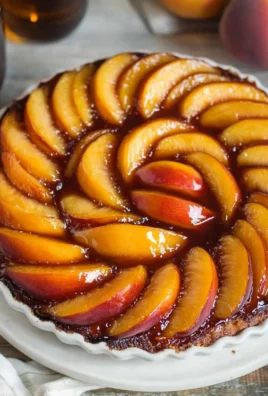 Bourbon Peach Upside-Down Cake
