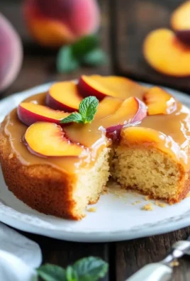 Brown Sugar Peach Cake