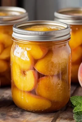 Canning Peaches in Light Syrup