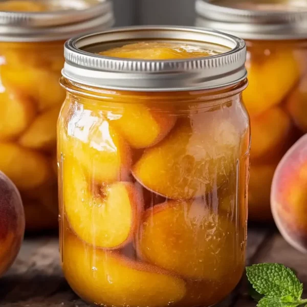 Canning Peaches in Light Syrup