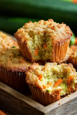 Carrot Cake Zucchini Muffins