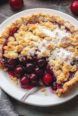 Cherry Crumble Pie