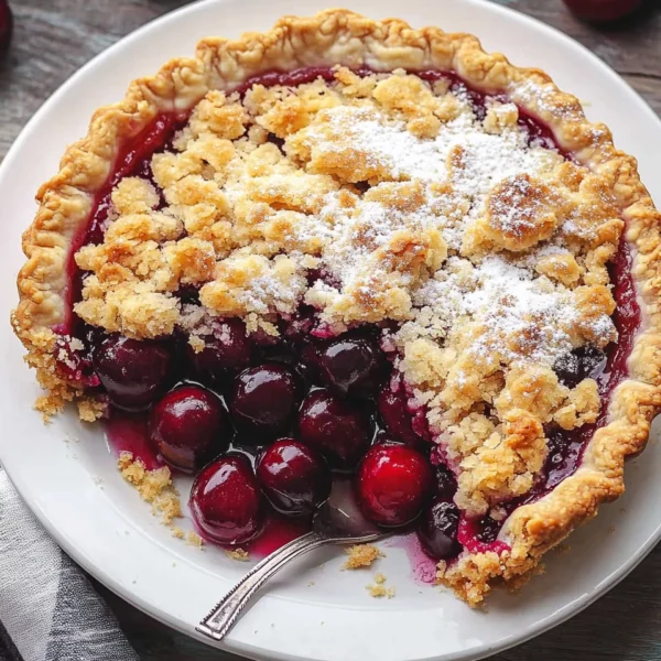 Cherry Crumble Pie