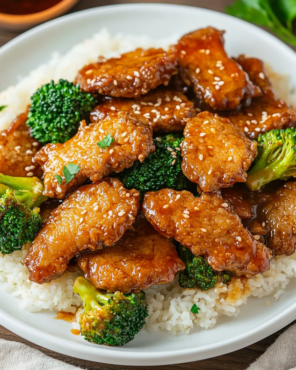 Chinese Beef and Broccoli