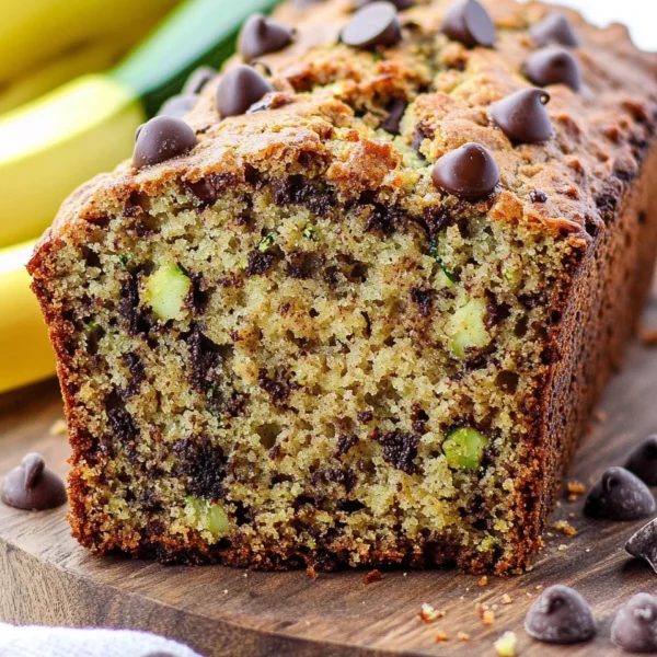 Chocolate Chip Zucchini Banana Bread