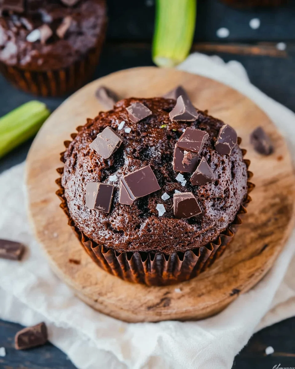 Chocolate Zucchini Muffins