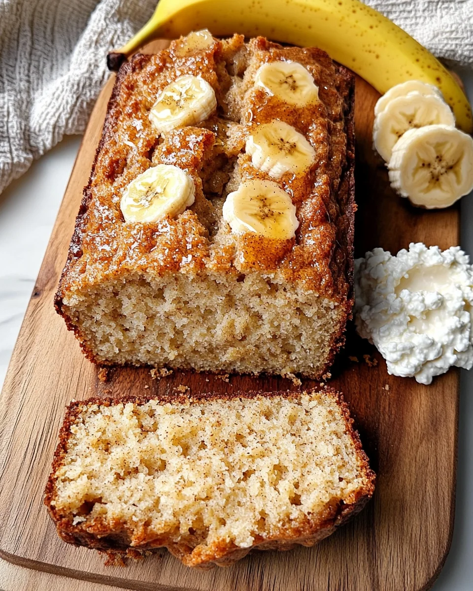 Cottage Cheese Banana Bread
