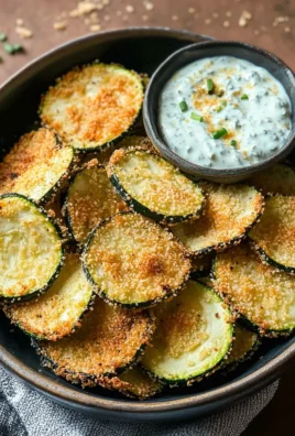 Crispy Baked Zucchini Chips