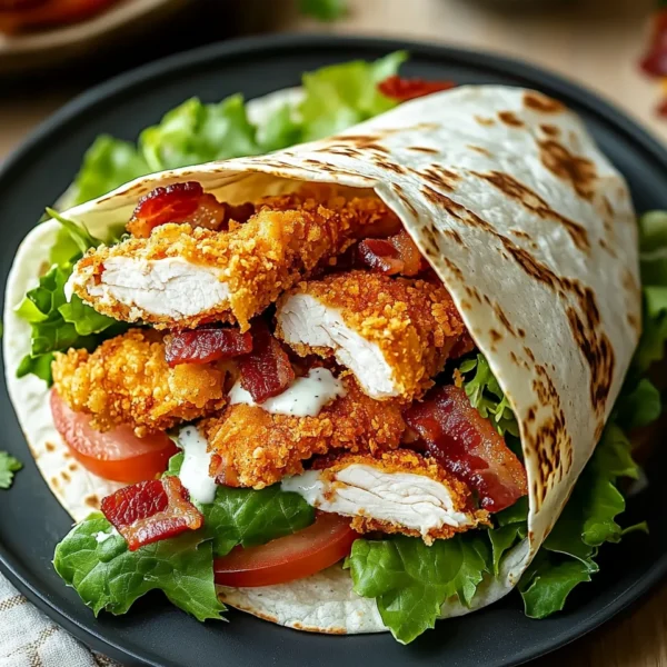 Crispy Chicken Bacon Ranch Wrap