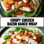 Crispy Chicken Bacon Ranch Wrap 24 Pinterest Hidden Image