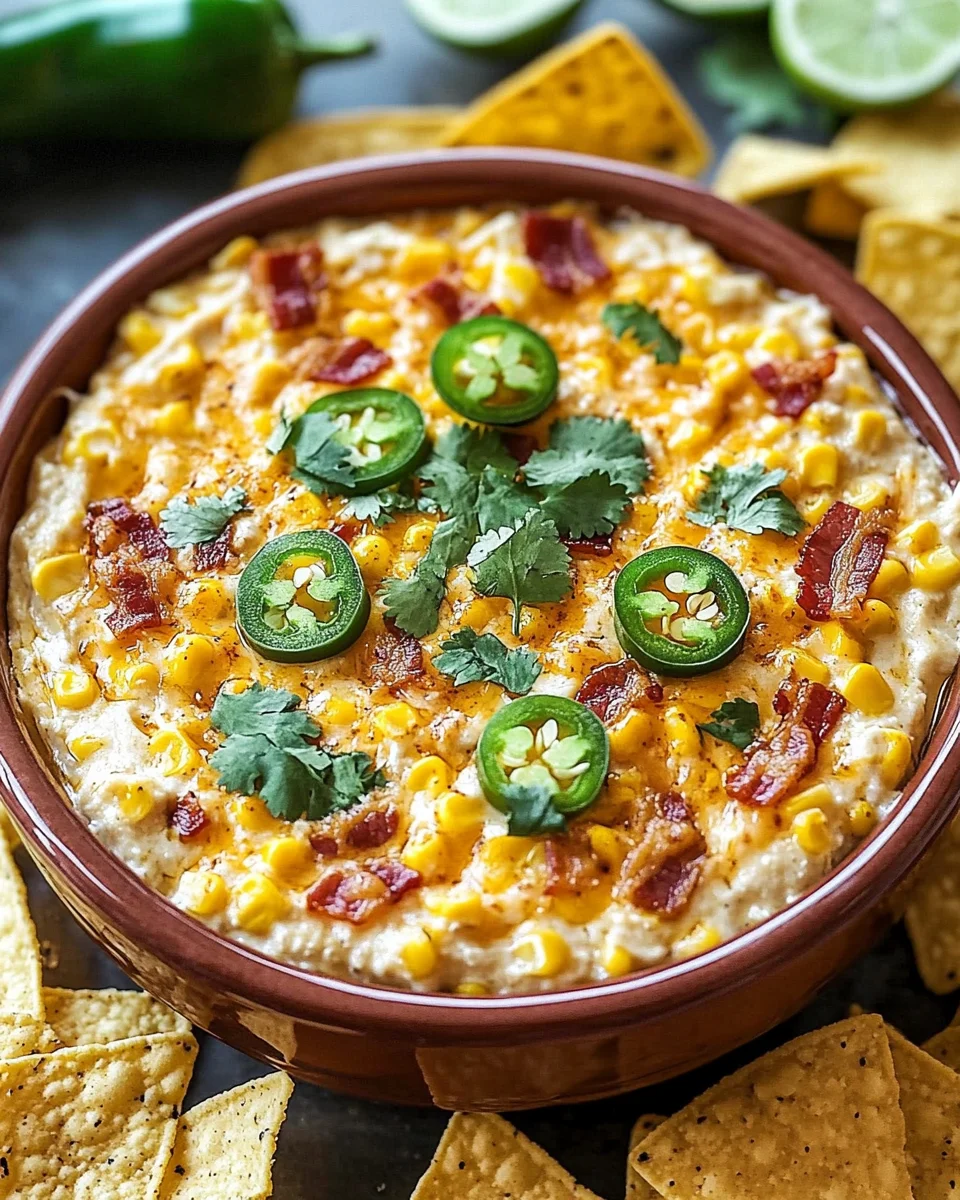 Crockpot Jalapeno Corn Dip