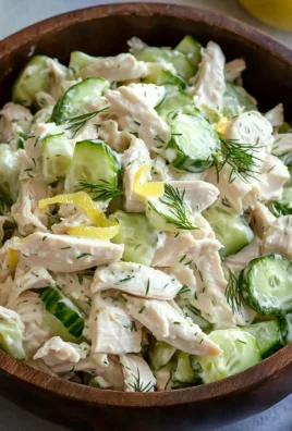 Cucumber Dill Rotisserie Chicken Salad