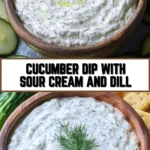 Cucumber Dip with Sour Cream and Dill 15 Pinterest Hidden Image