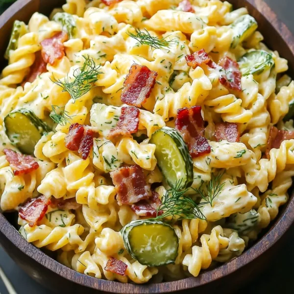 Dill Pickle Bacon Pasta Salad That Will Wow Your Taste Buds