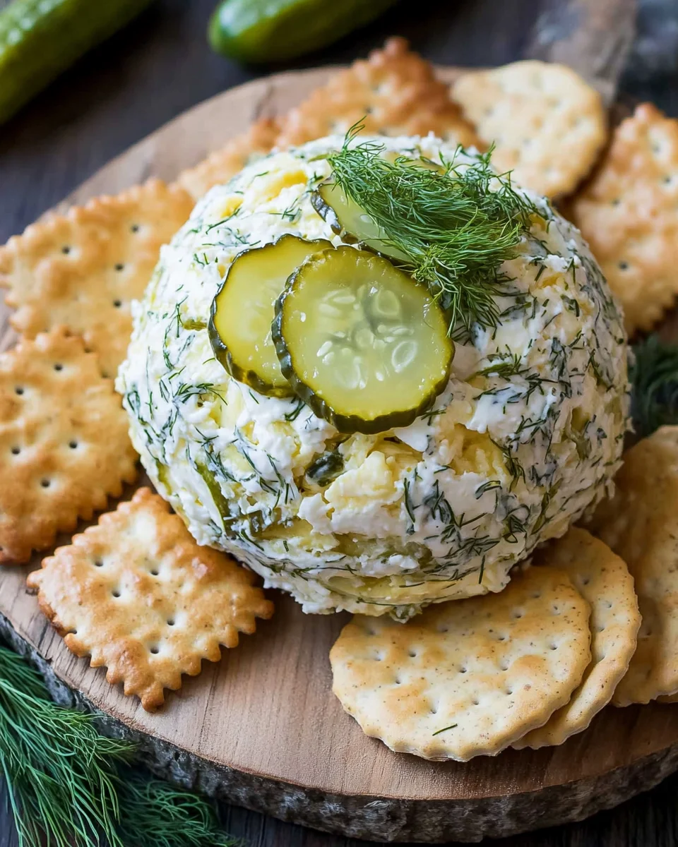 Dill Pickle Cheese Ball Recipe
