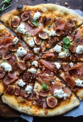 Easy 20-Minute Fig Jam Pizza with Goat Cheese and Prosciutto