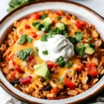 Easy Chicken Burrito Casserole