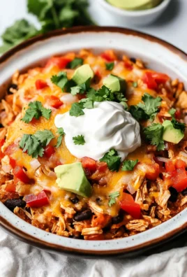 Easy Chicken Burrito Casserole